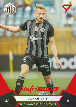 Jonas Vais Ceske Budejovice SportZoo FORTUNA:LIGA 2021/22 2. serie Red /49 #321